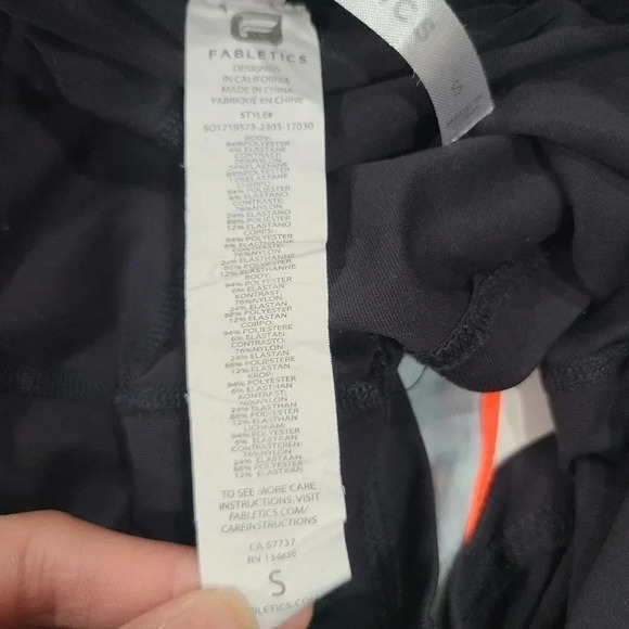 Fabletics Women's Running Shorts Athletic Floral Lined Built in Liner Sz Small - Picture 5 of 6